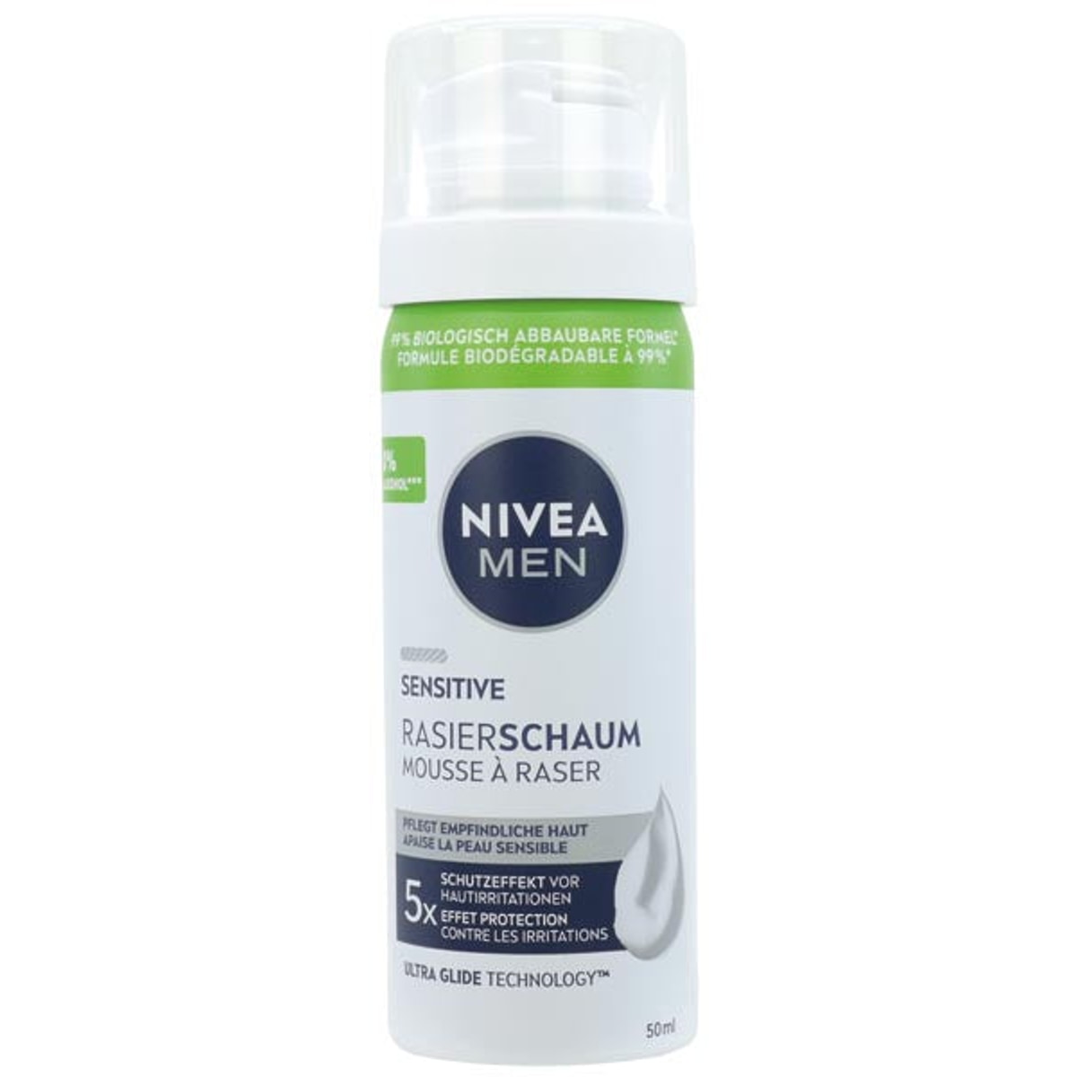 Mousse à raser Nivea 50 ml Peau sensible