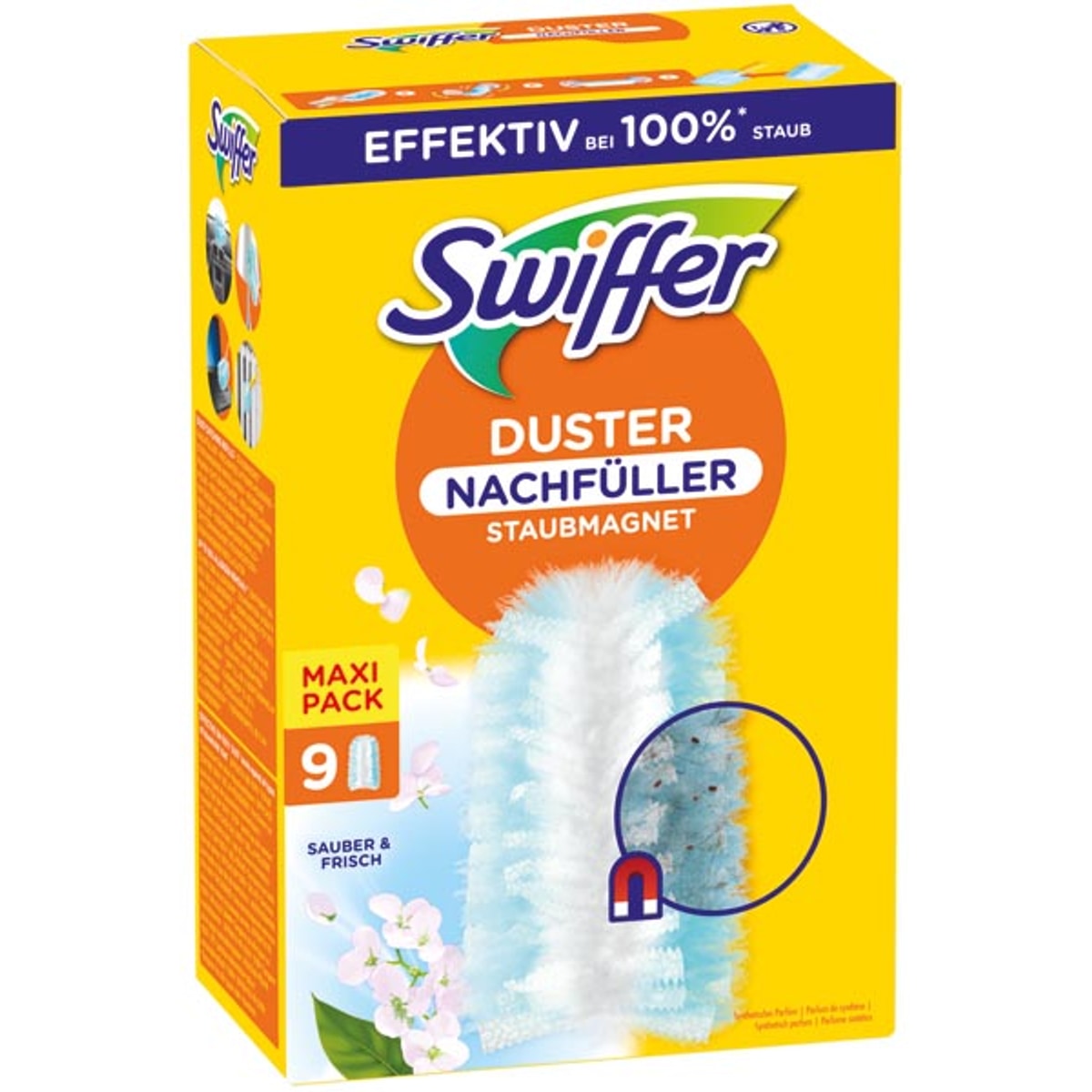 Recharge pour plumeau Swiffer, 9 lingettes Febreze