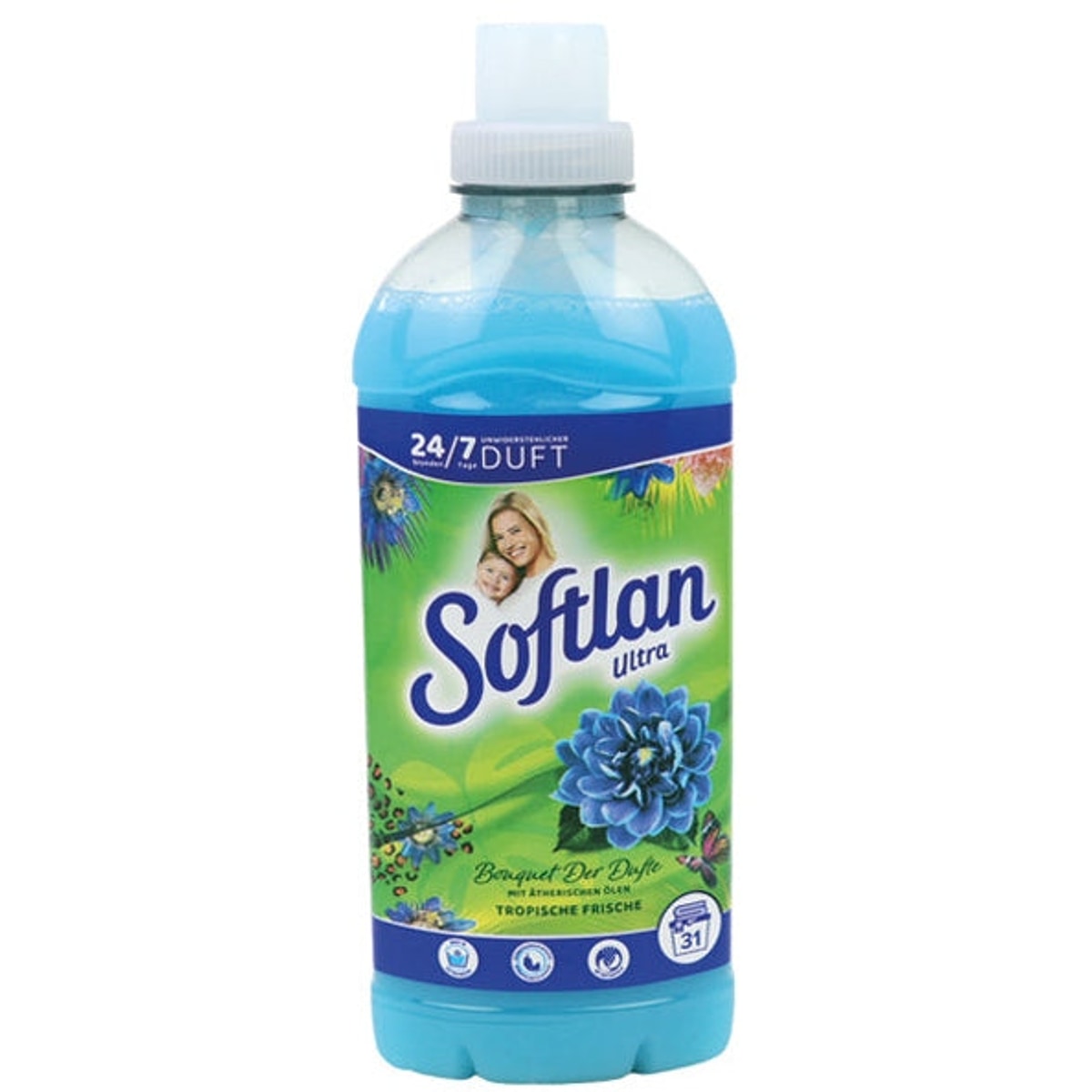 Adoucissant Softlan 650 ml Fraîcheur Tropicale