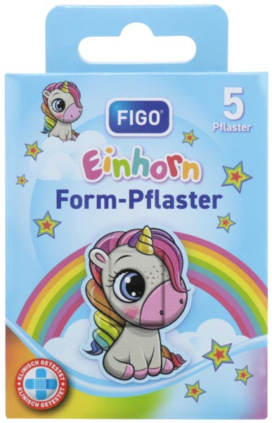 Pansements pour enfants, sparadraps, paquet de 5 en forme de licorne