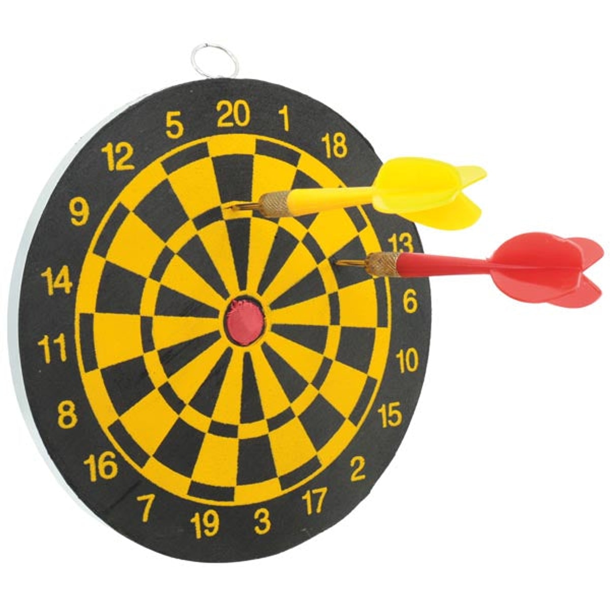 Jeu de fléchettes XL avec deux fléchettes, emballage blister double 15 cm
