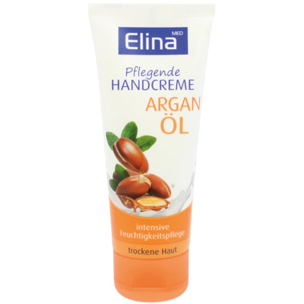 Crème mains à l'huile d'argan Elina, tube de 75 ml