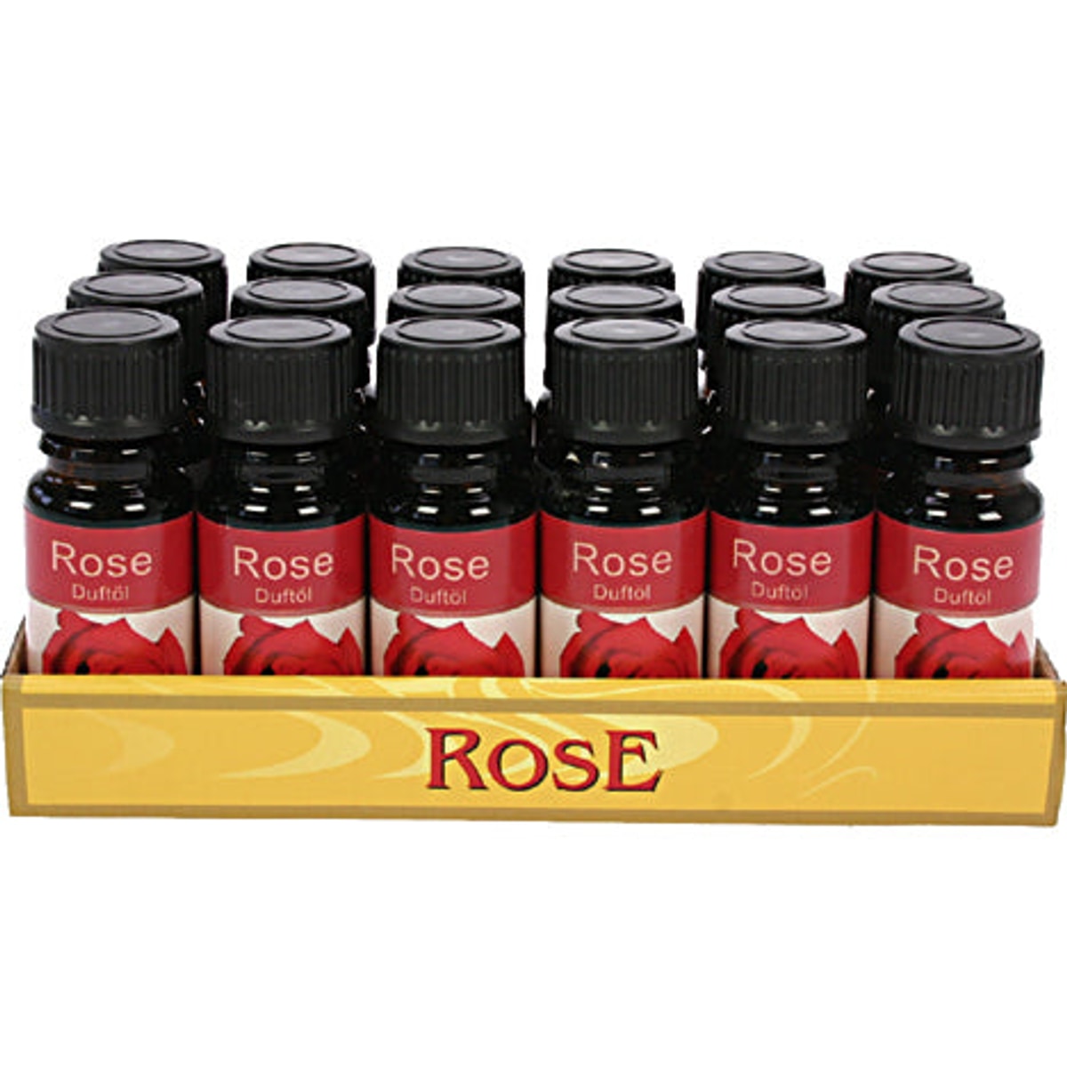 Huile parfumée à la rose 10 ml en flacon de verre