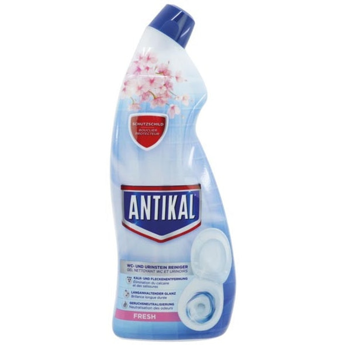Antikal Nettoyant anticalcaire pour toilettes et urine 750 ml Fraîcheur