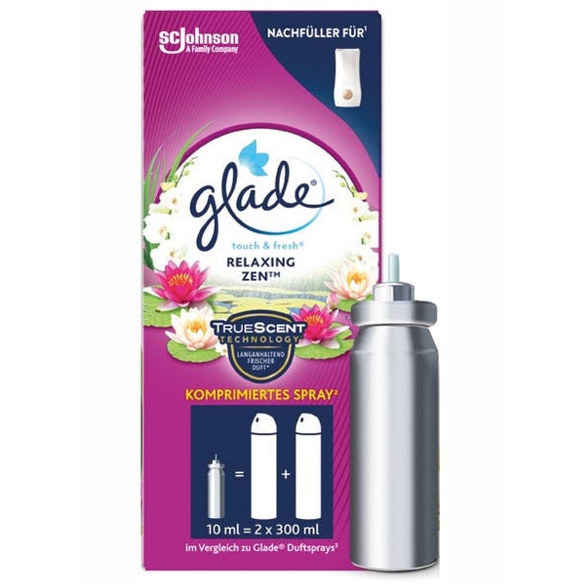 Glade Touch & Fresh Mini Spray NF 10ml Relaxant