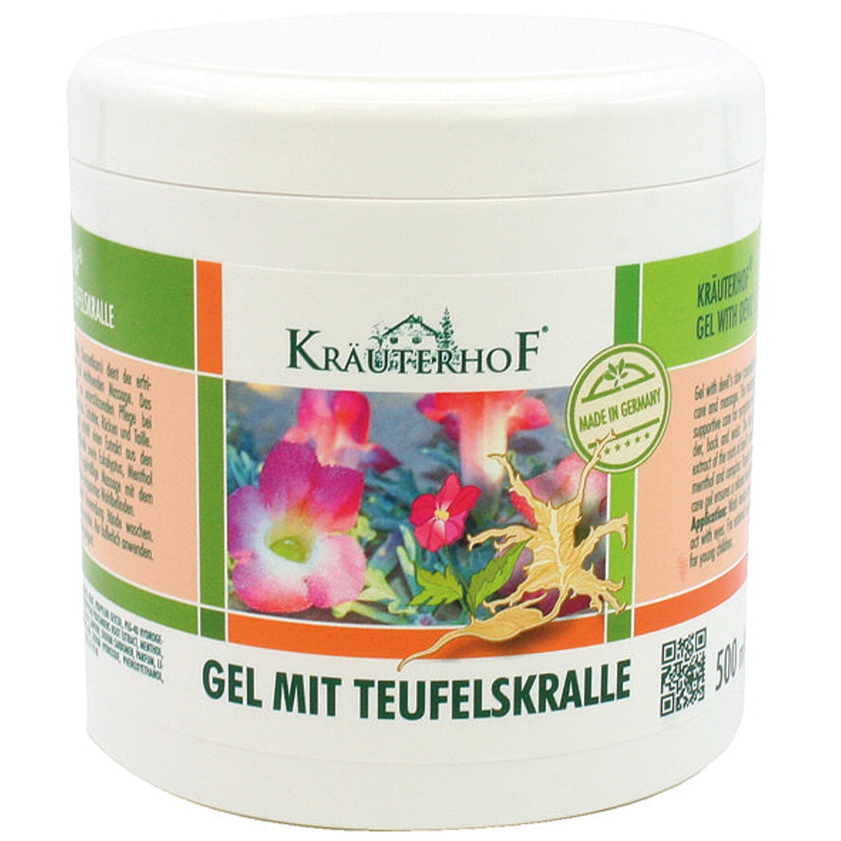 Crème Kräuterhof 500ml Pommade Griffe du Diable