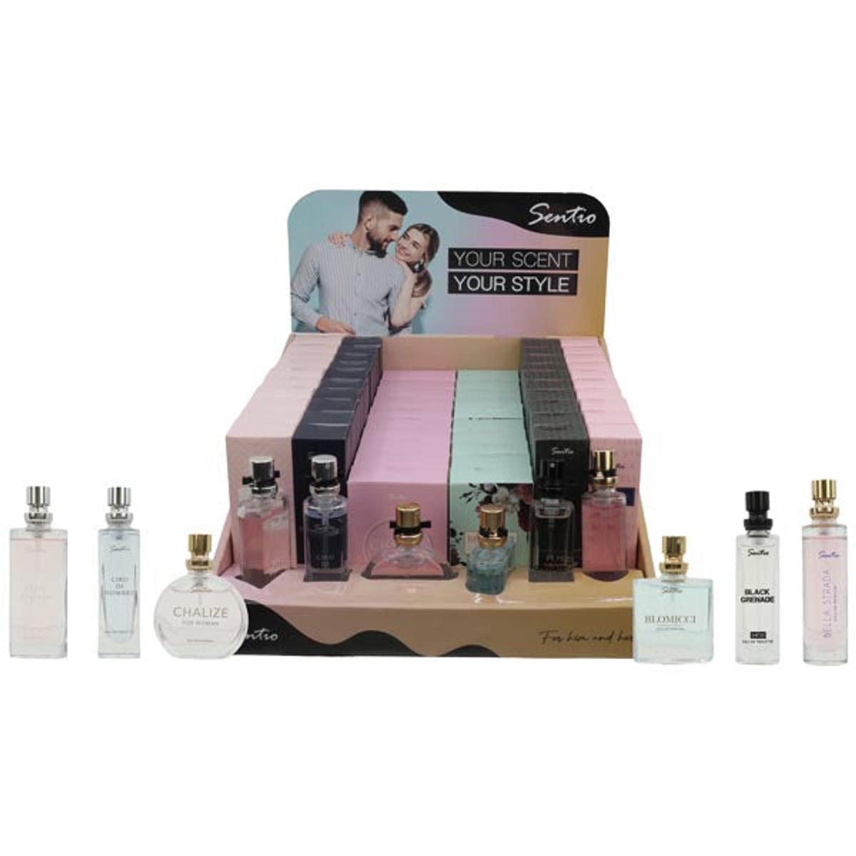 Présentoir de parfum Sentio 15ml-3 60pcs. 6f.so.