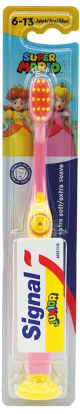 Brosse à dents Signal Junior pour les enfants de 6 ans et plus avec ventouse
