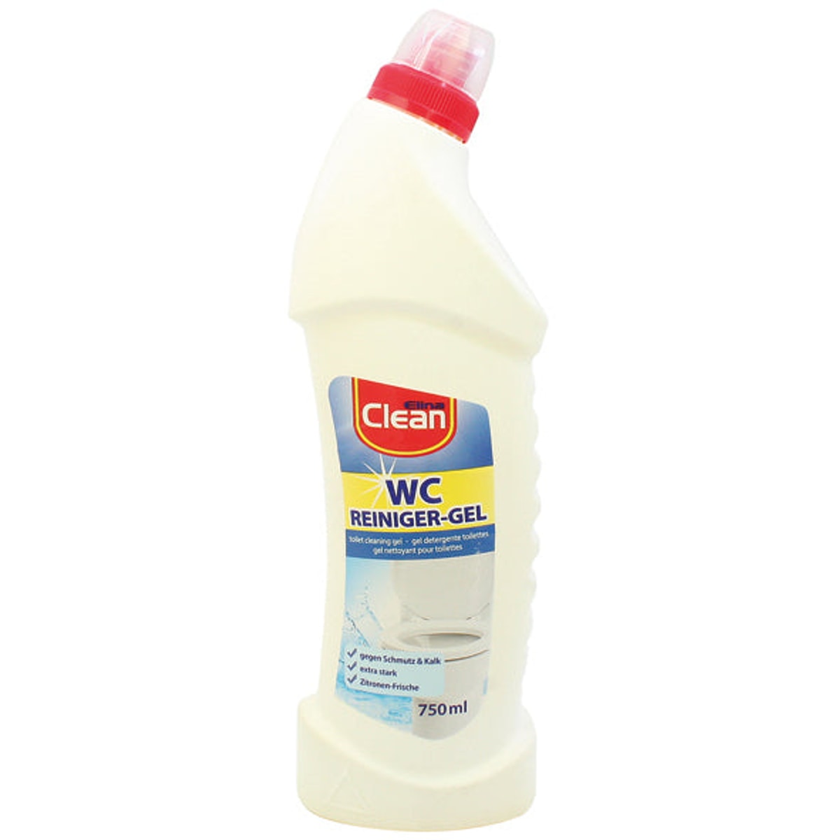 Gel nettoyant WC CLEAN 750ml Citron Frais