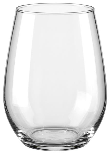 Verre à boire LIMA 400 ml, forme ovale, transparent