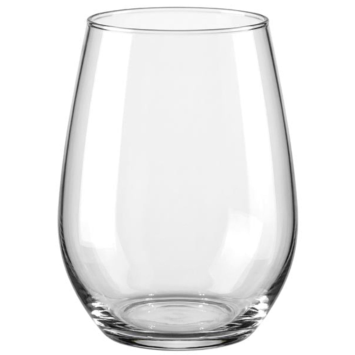 Verre à boire LIMA 400 ml, forme ovale, transparent