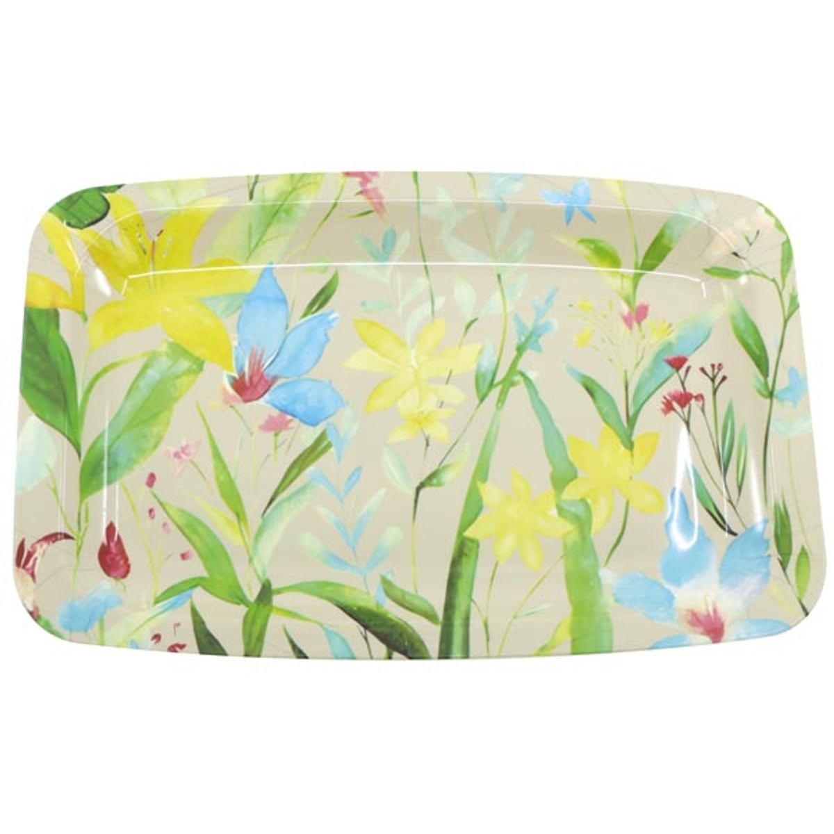 Plateau rectangulaire XL 34x23cm en plastique