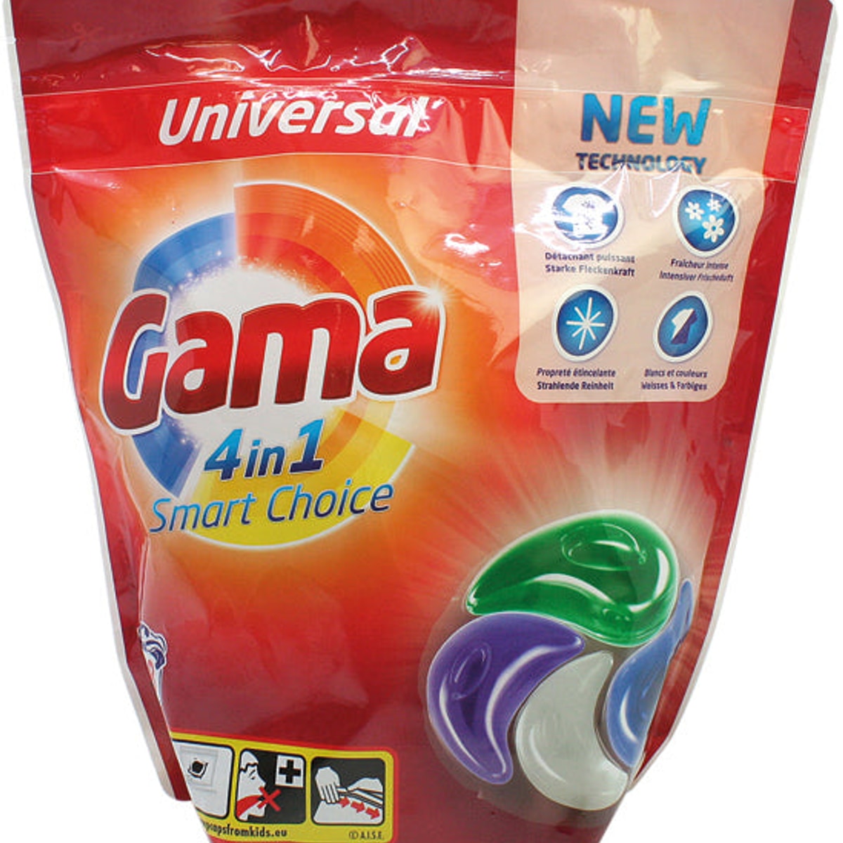 Gama Pods 4 en 1 18WL Comprimés de lessive liquide