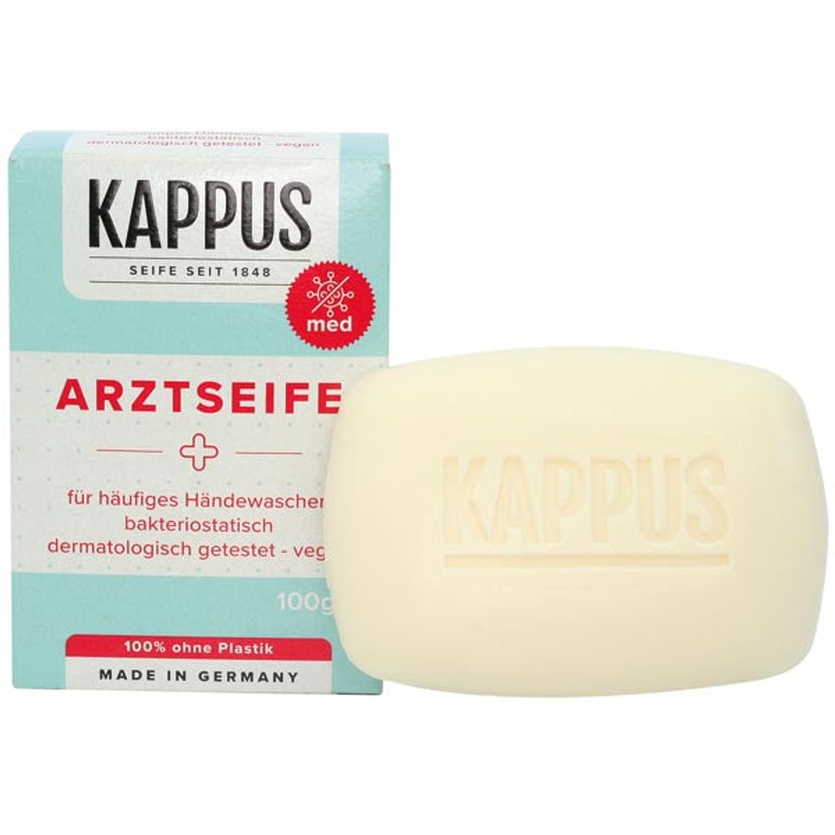 Savon Kappus Doctor's 100 g en boîte pliable