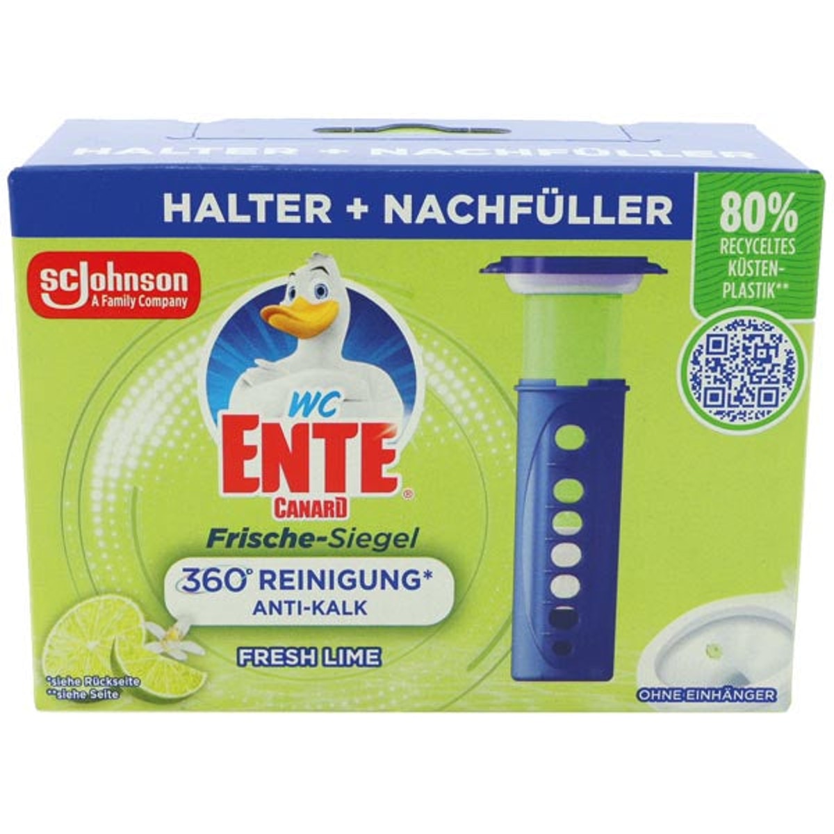Nettoyant WC Duck, citron vert frais