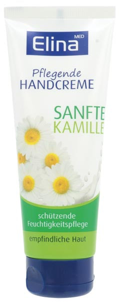 Crème mains Elina à la camomille, 75 ml, en tube