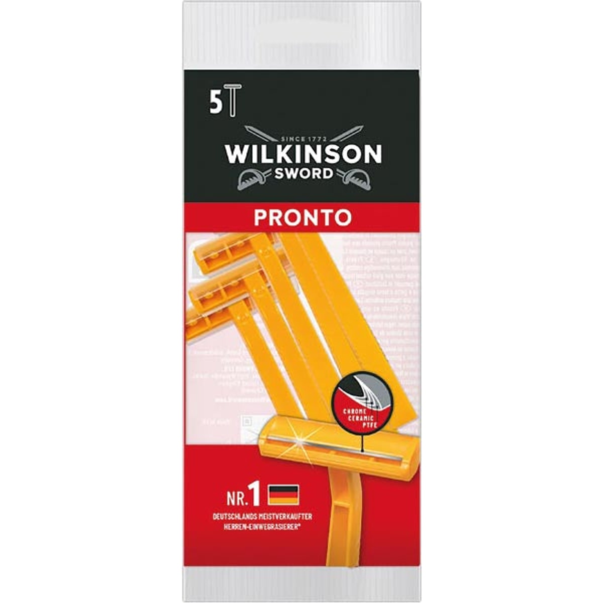 Rasoirs jetables Wilkinson Pronto, paquet de 5