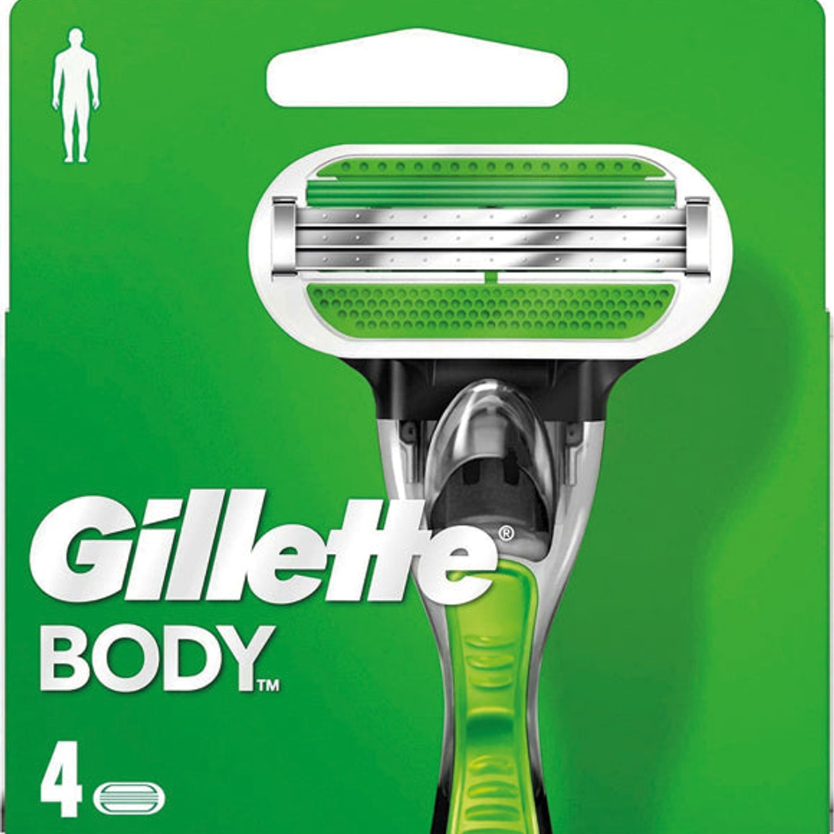 Lames Gillette Body (paquet de 4)