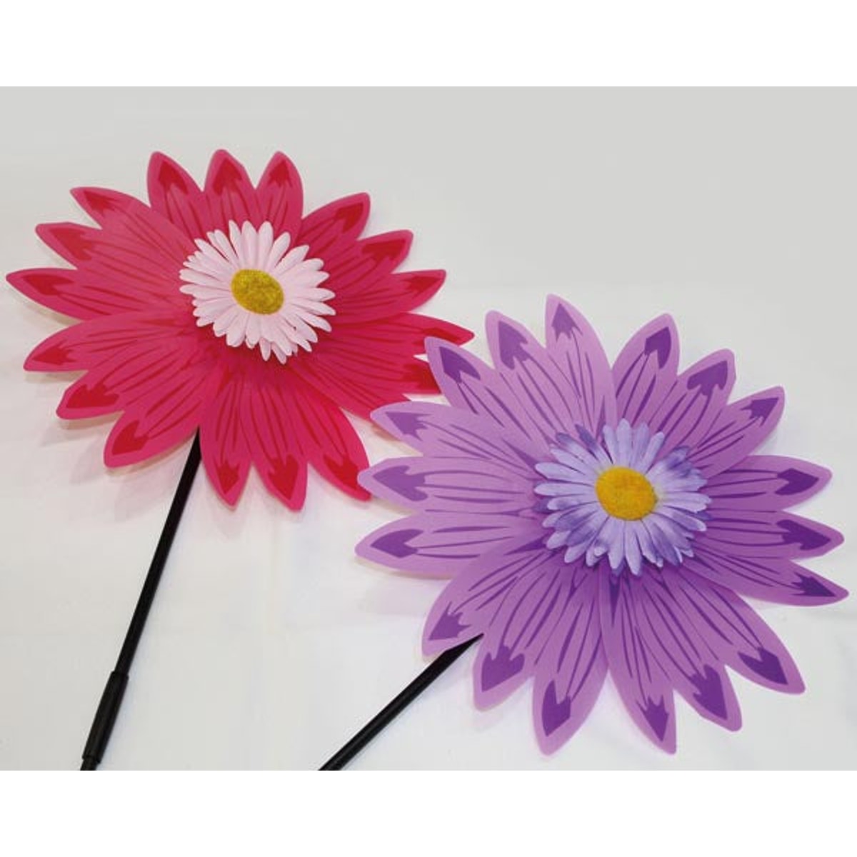Fleurs de moulin à vent XXL, 30 cm, pliable