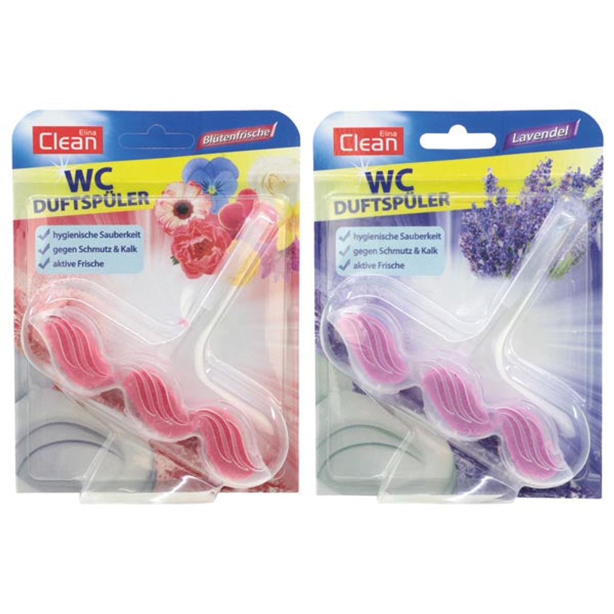 Désodorisant pour cuvette de toilettes CLEAN 39g Floral Fresh + Lavande