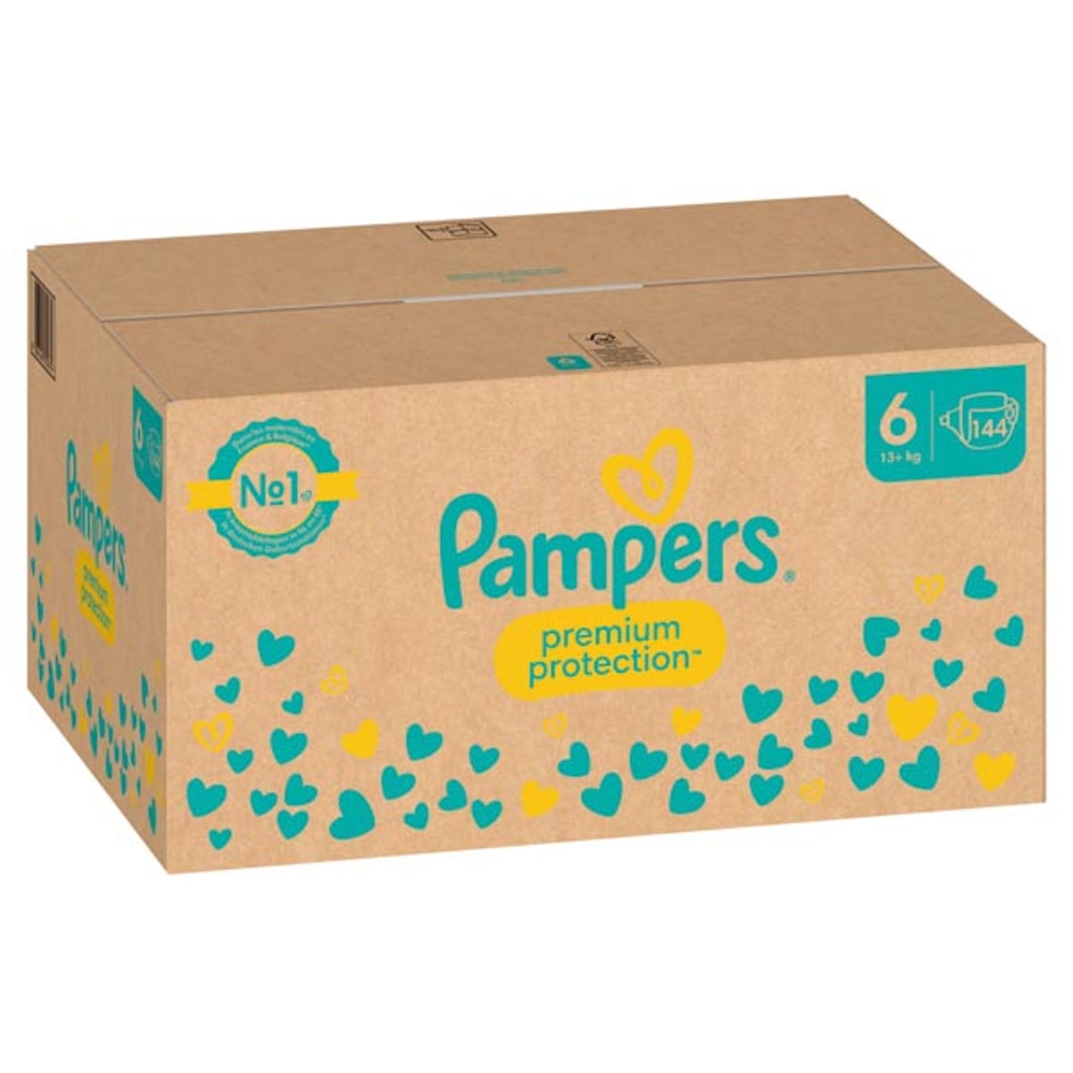 Pampers Premium Protect. Taille 6 (13+ kg) XL 144 pièces