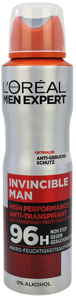 L'Oréal Men Expert Déodorant Spray 150ml Invincible Man