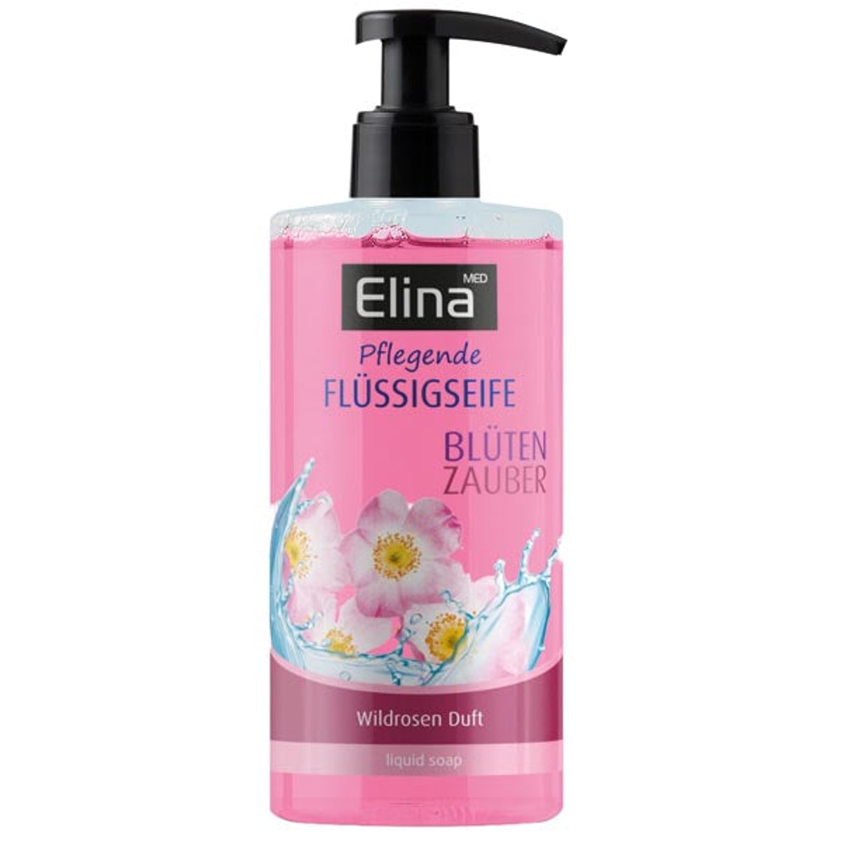 Savon liquide Elina 300 ml Floral Magic avec distributeur