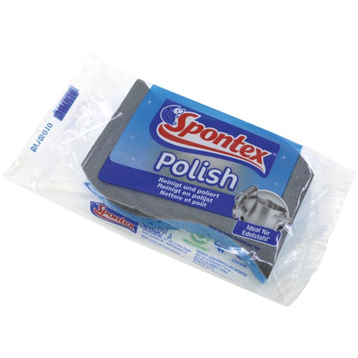 Éponge à polir l'acier inoxydable Spontex Polish