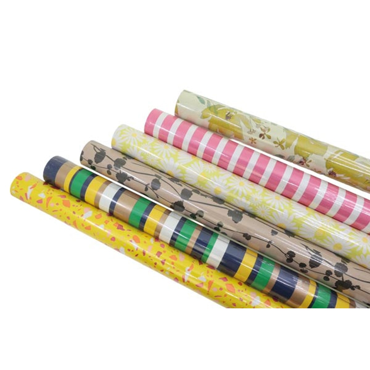 Rouleau de papier cadeau 2 m x 70 cm, motifs modernes