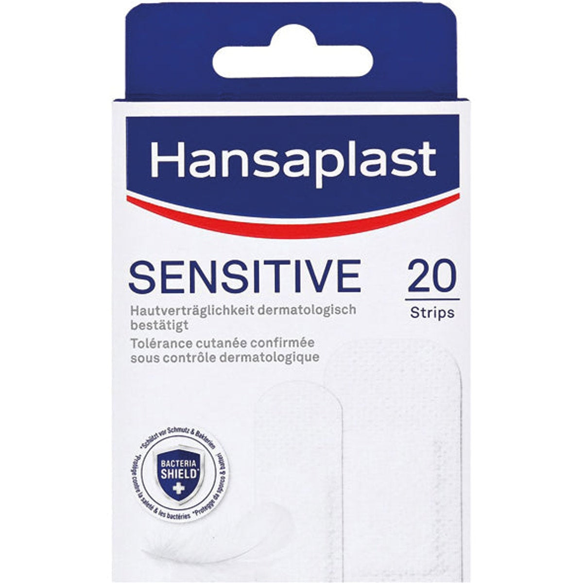 Bandelettes Hansastrip Sensitive, 20 pièces, tailles variées