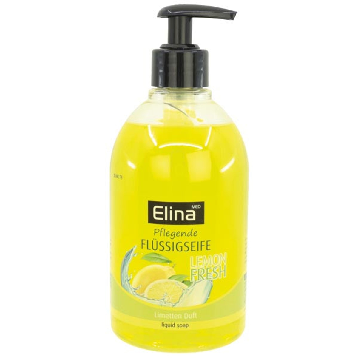 Savon liquide Elina 500 ml, parfum citron frais, avec distributeur