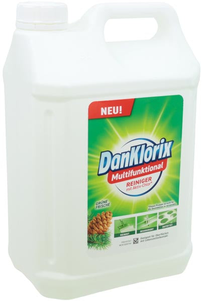 Nettoyant hygiénique Dan Klorix Fraîcheur Verte 5 litres