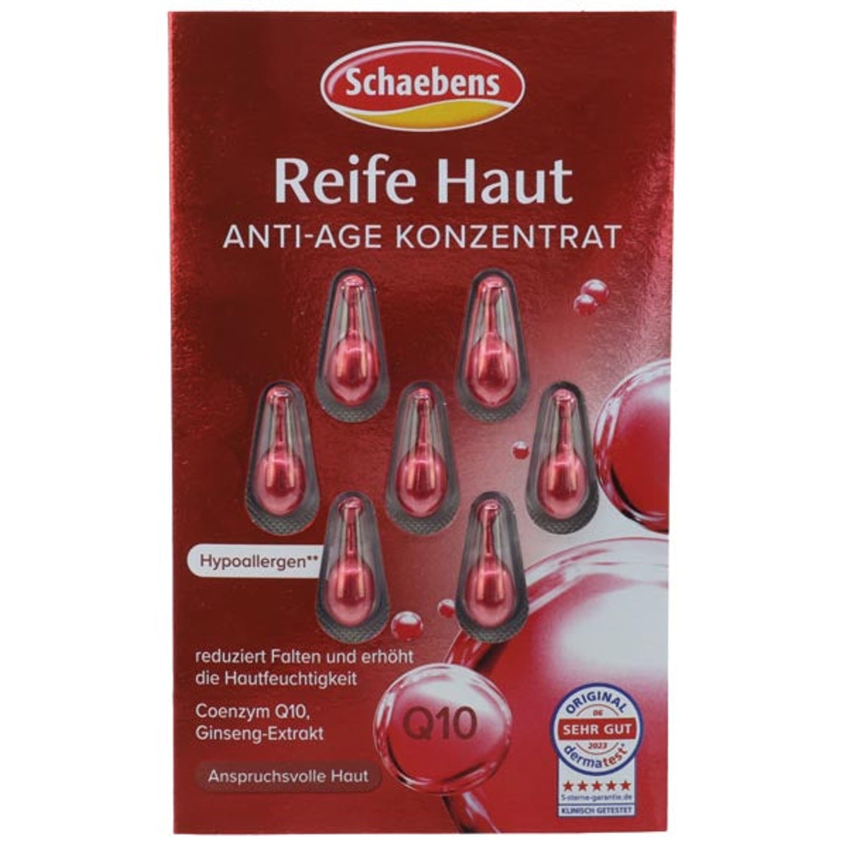 Concentré anti-âge pour peaux matures Schaebens (7 pièces)
