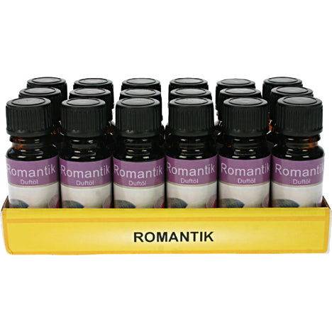 Huile parfumée romantique 10 ml en flacon de verre