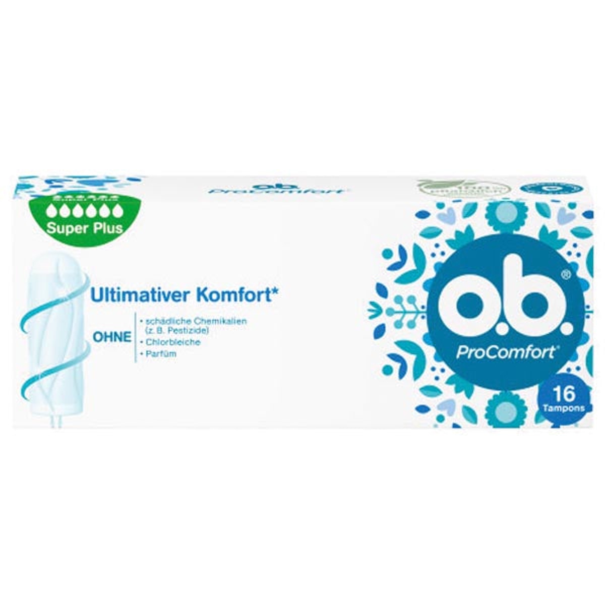 MÉTÉO. Tampons Pro Comfort Super Plus, paquet de 16.