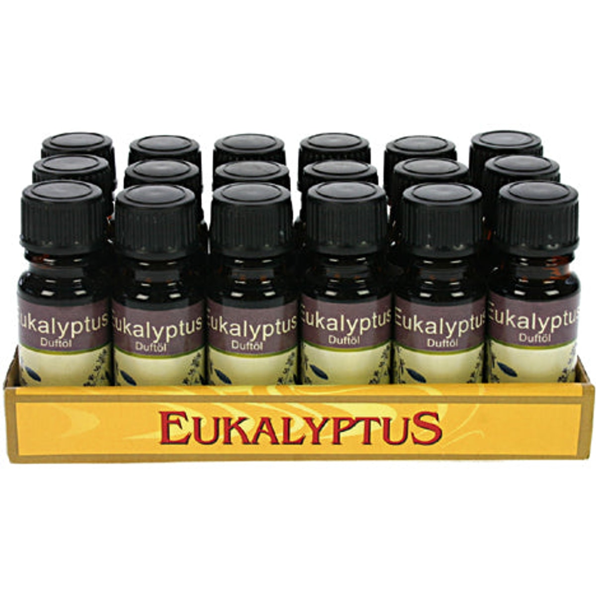 Huile parfumée à l'eucalyptus 10 ml en flacon de verre