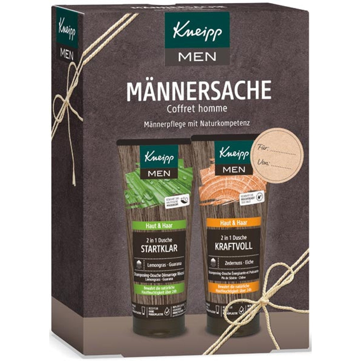 Gel douche Kneipp GP pour hommes 2 x 200 ml