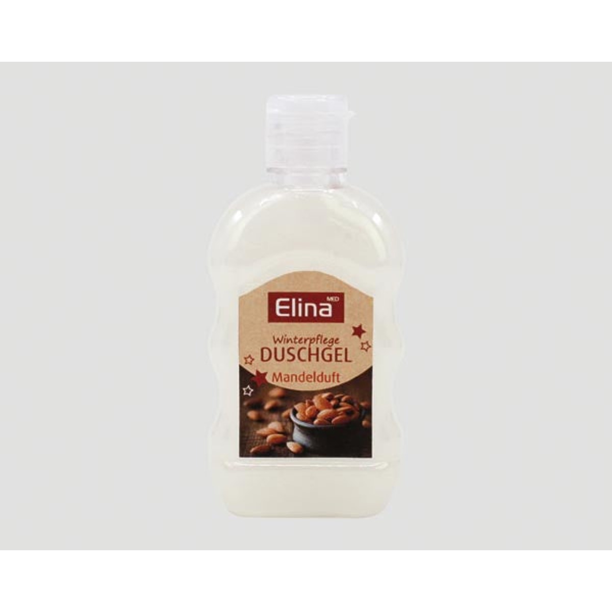 Gel douche Elina Soin d'hiver 90 ml, parfum amande