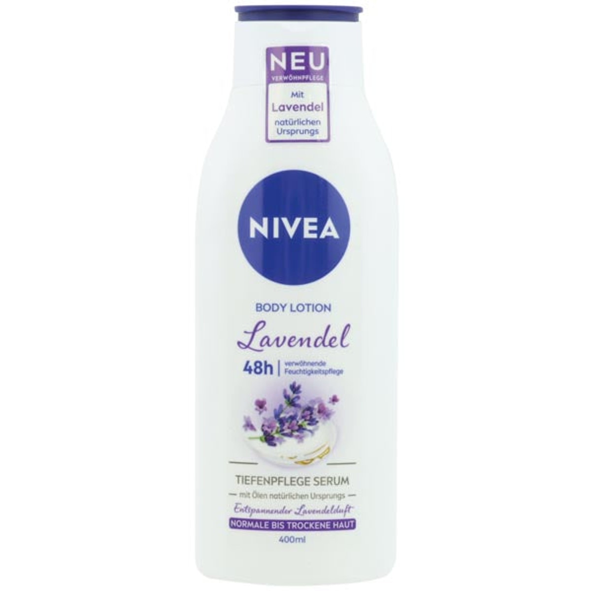 Lait corporel Nivea 400 ml Lavande