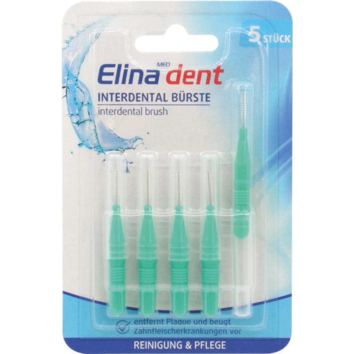 Brosse interdentaire Elina, 0,8 cm, lot de 5