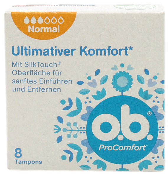 Tampons O.B. Pocket Pack, paquet de 8