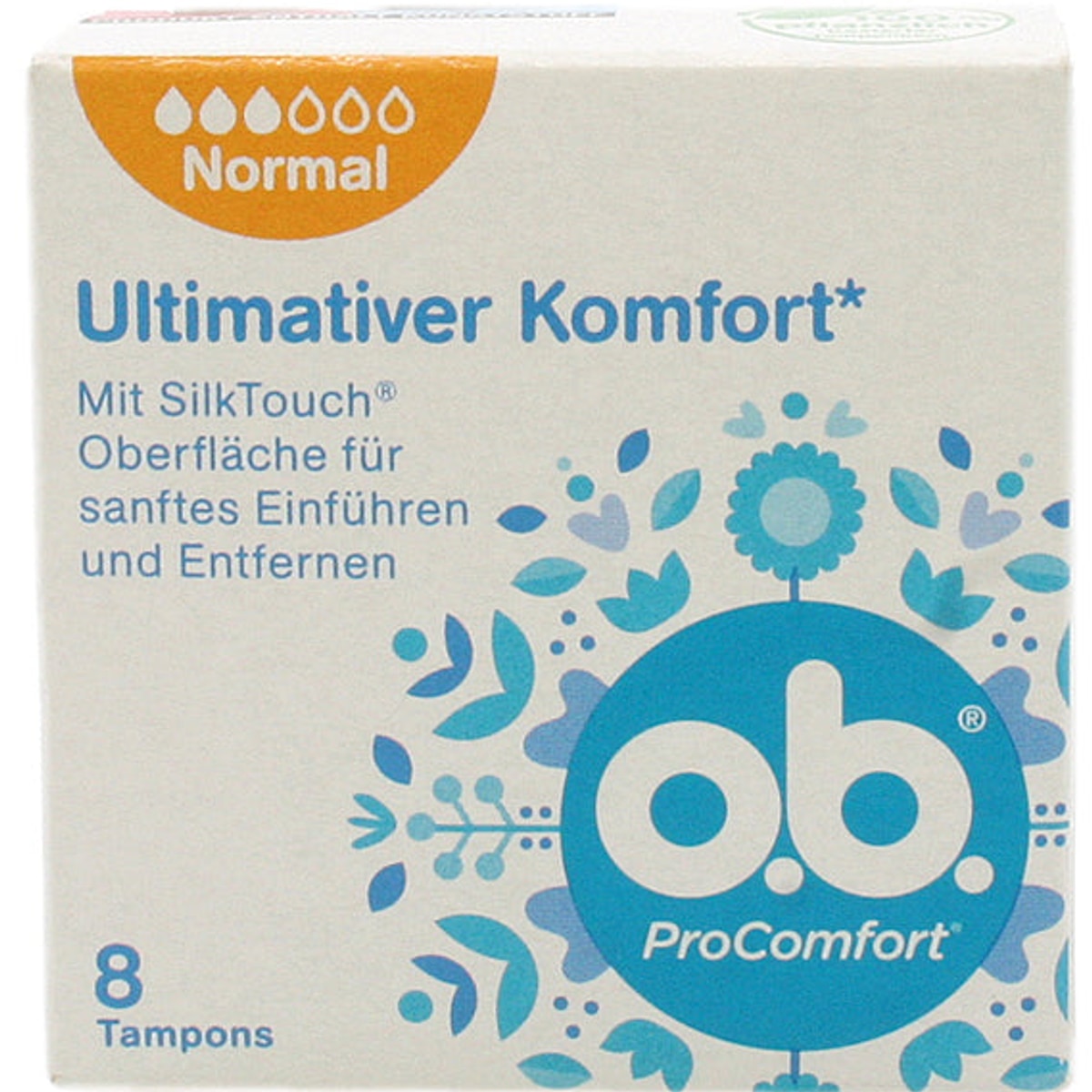 Tampons O.B. Pocket Pack, paquet de 8