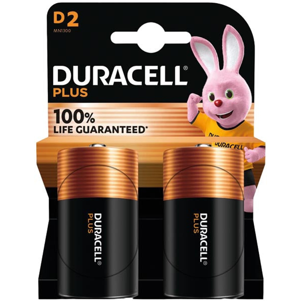 Pile Duracell Plus Alcaline Mono série 2 MN1300