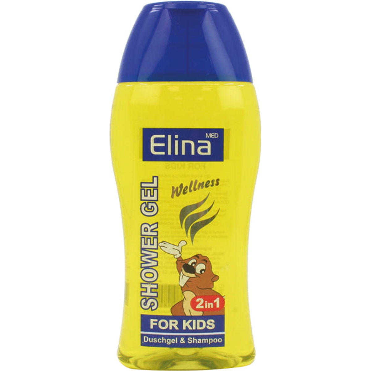 Gel douche Elina Wellness 250 ml pour enfants 2 en 1