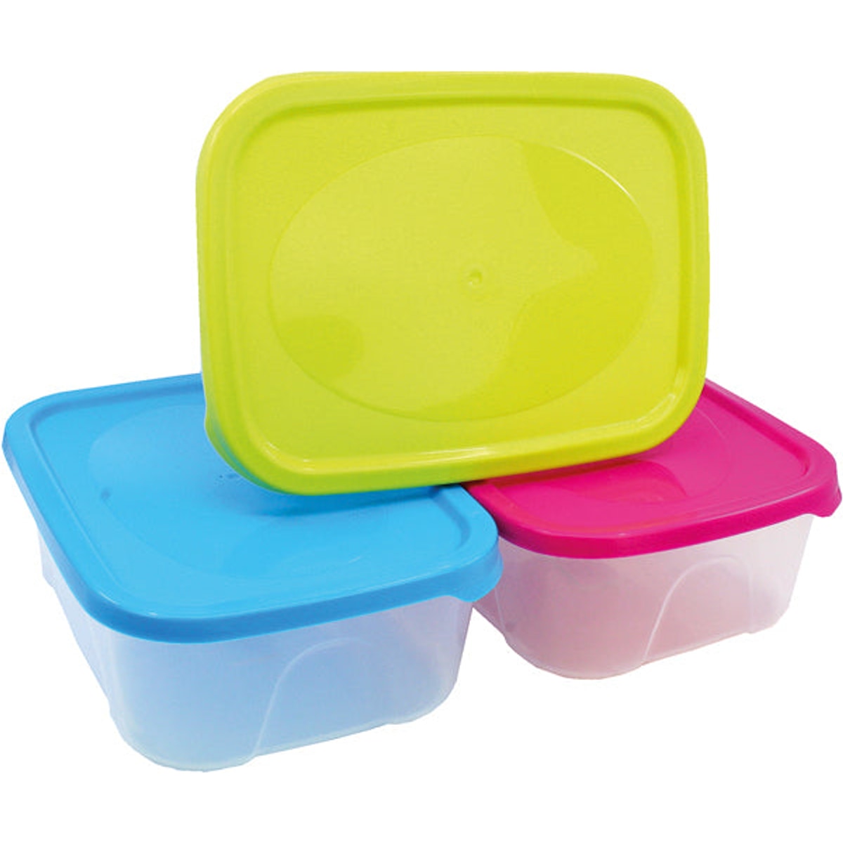 Boîte de conservation alimentaire 2L, couleurs assorties, 23x17x8cm