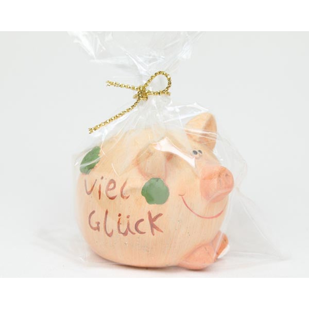 Porte-bonheur Cochon « Bonne chance ! » 7 x 5 cm