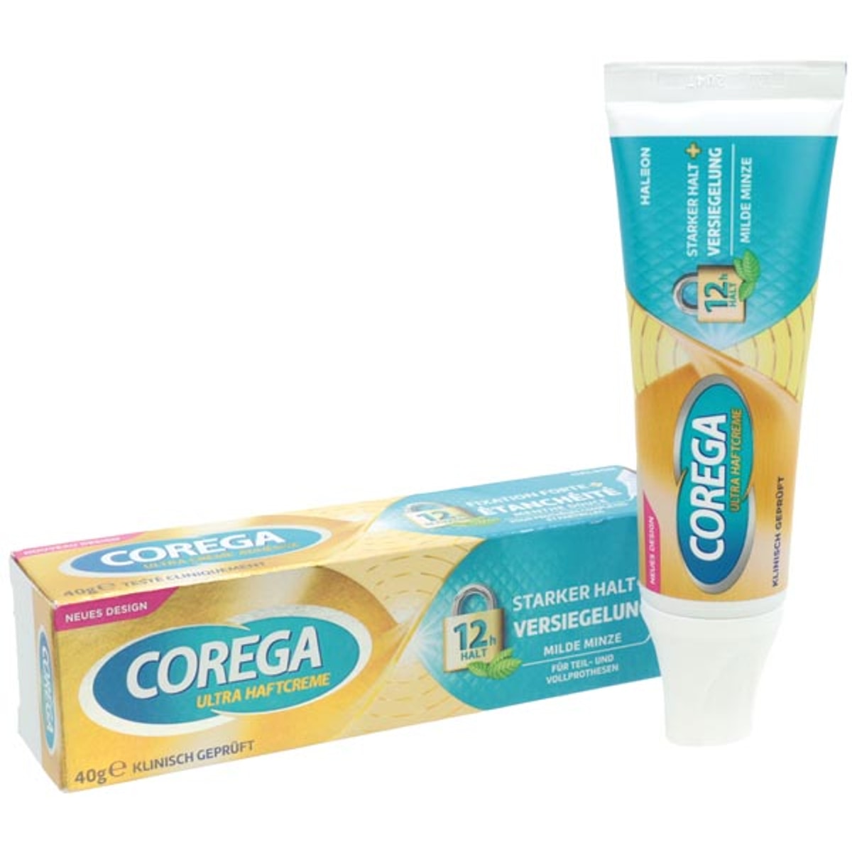 Adhésif Corega Ultra Strong Hold + Scellant