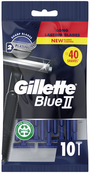 Rasoirs Gillette Blue 2, paquet de 10