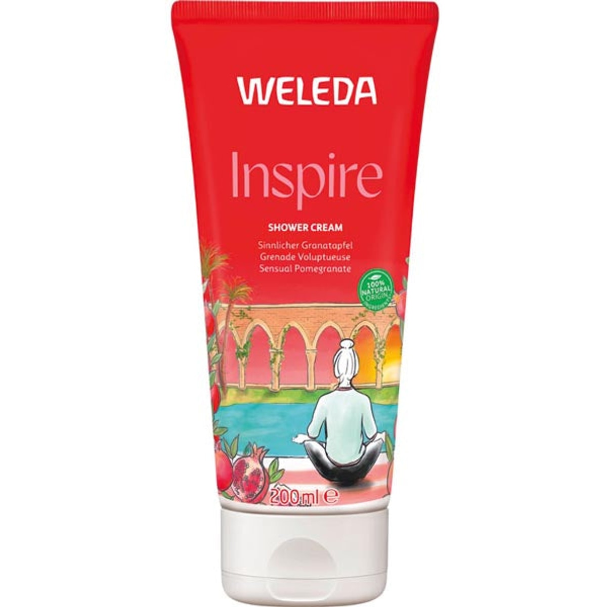 Crème de douche Weleda 200 ml grenade