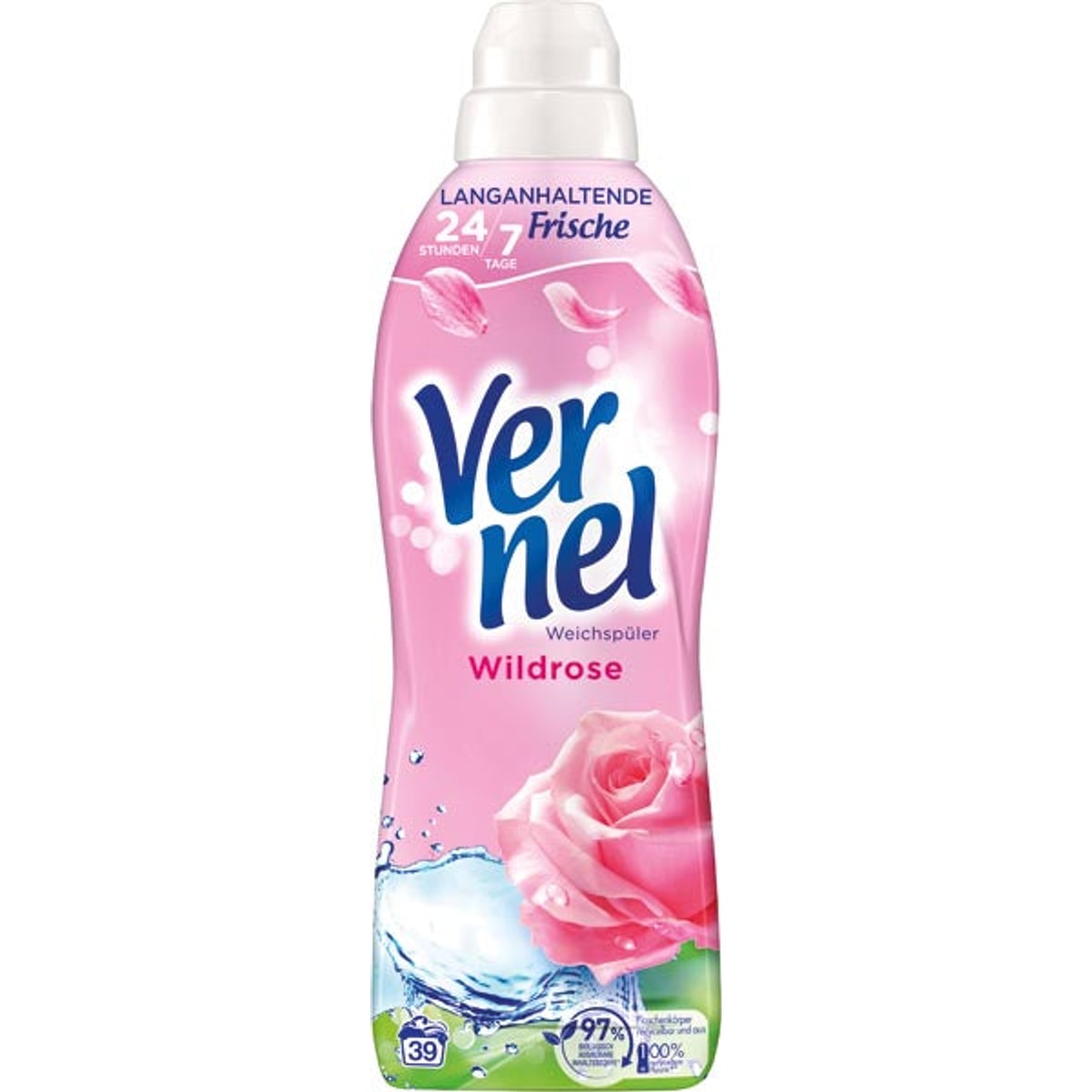 Adoucissant textile Vernel 50WL Rose sauvage 1,1 litre